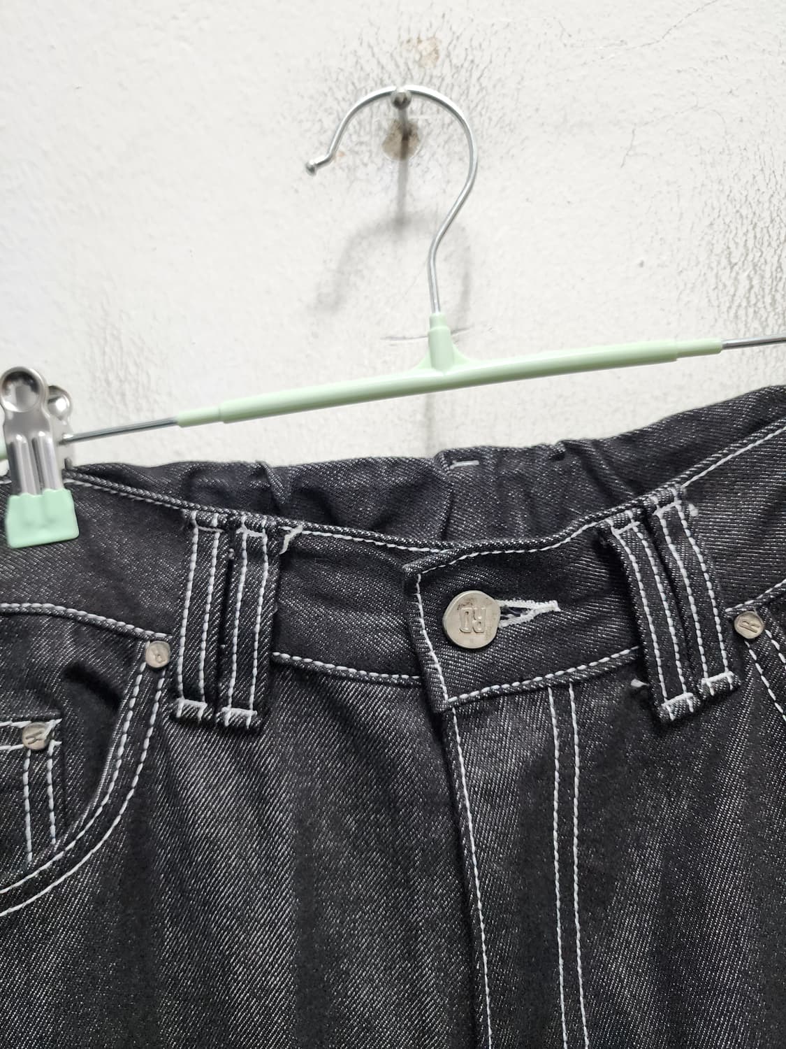 RDVZ 흑청 카고바지 청바지 상품이미지3