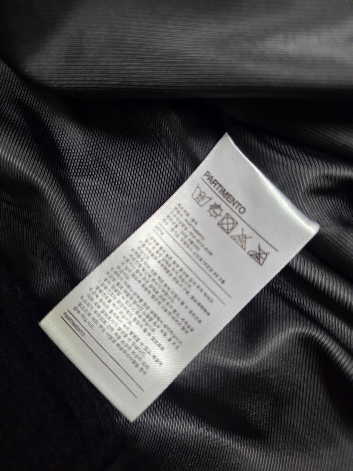 파르티멘토 컬리 울 하프코트 미사용품  상품이미지6