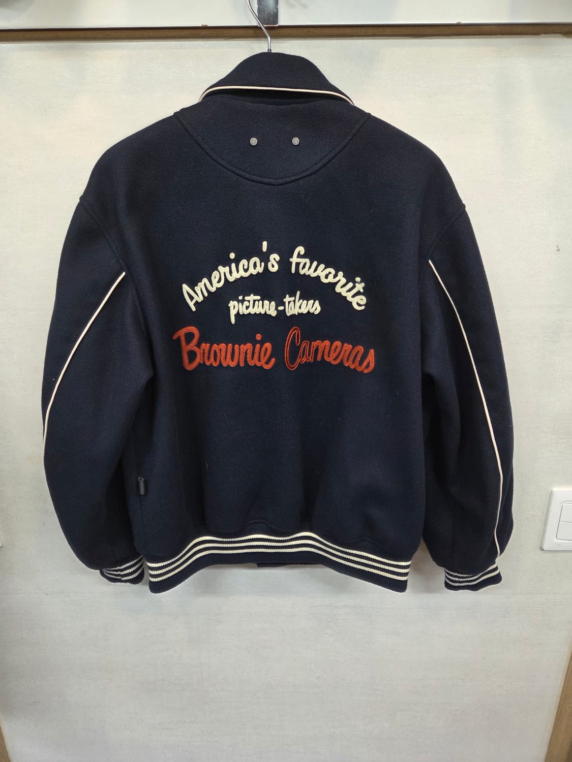 코닥 브라우니 울 바시티자켓 L 상품이미지2