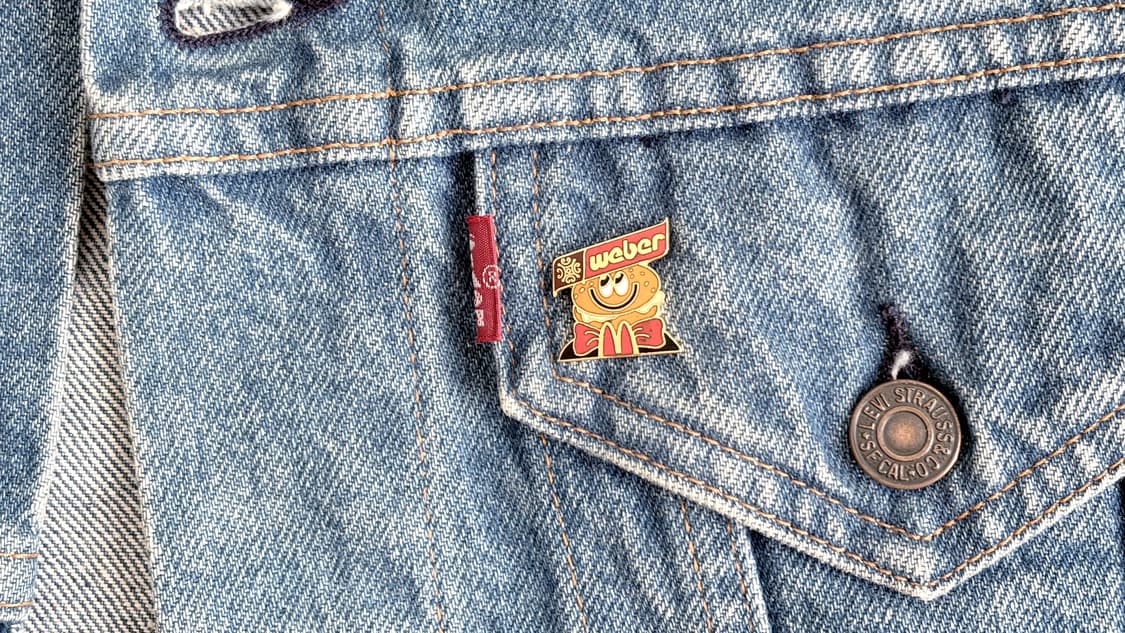 맥도날드 빈티지 크루 핀뱃지 라펠핀 ‘Weber Burger’ 상품이미지8