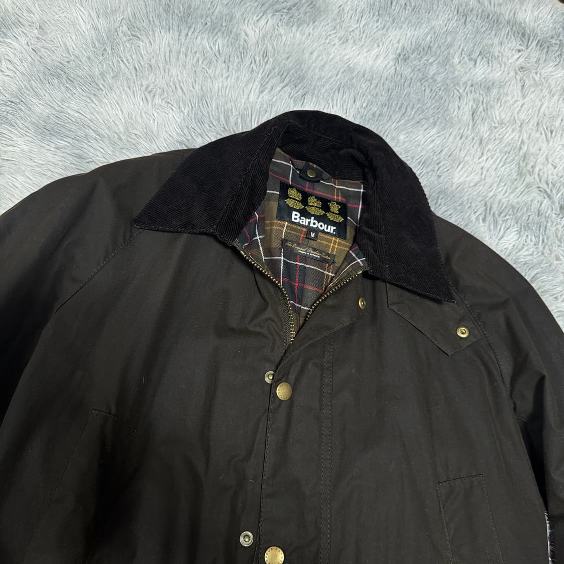바버 애쉬비 왁스자켓 남성 M사이즈 상품이미지3