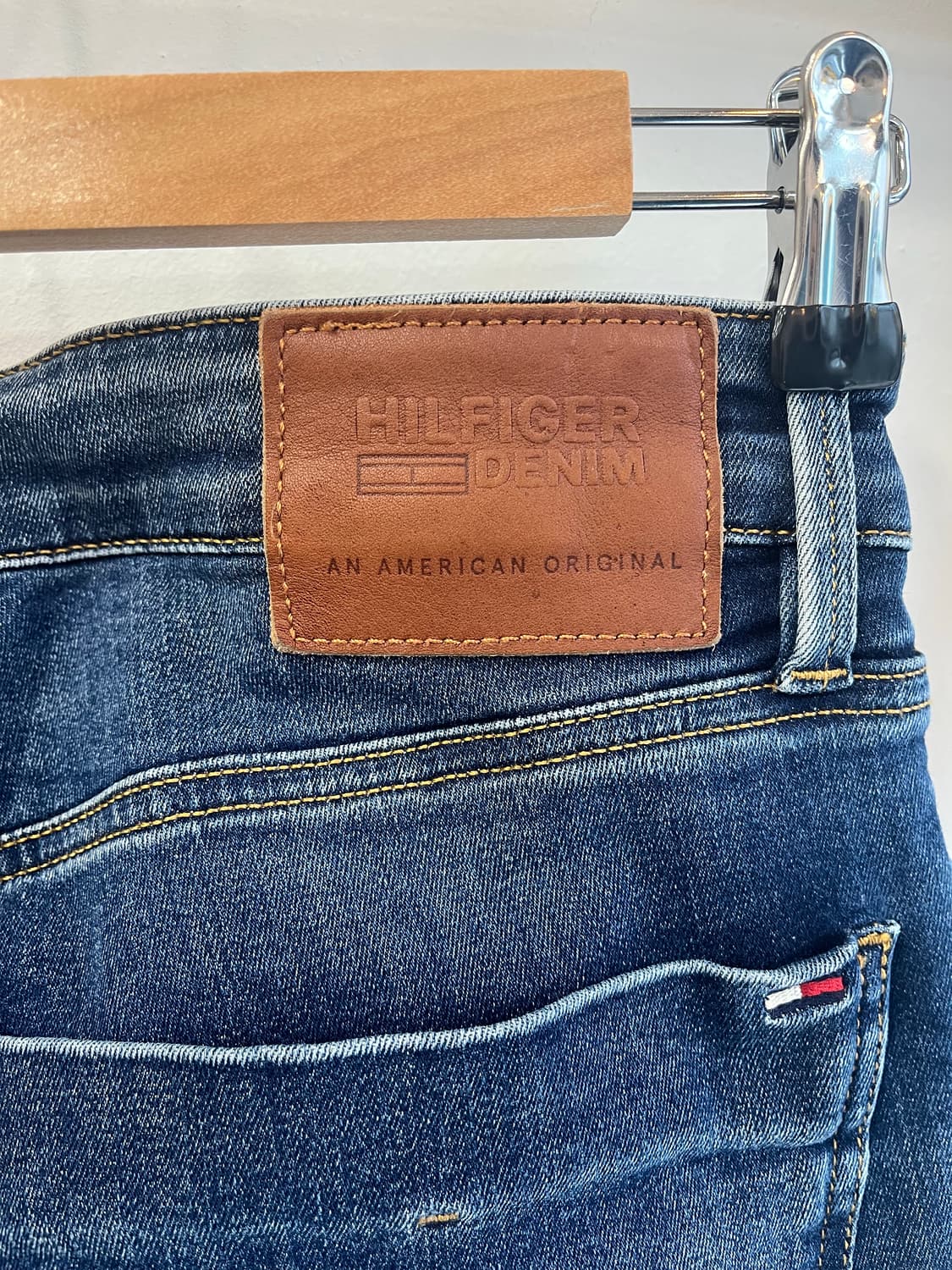 타미힐피거 SCANTON 슬림핏 데님 / 다크워싱 스트레치 청바지 상품이미지3