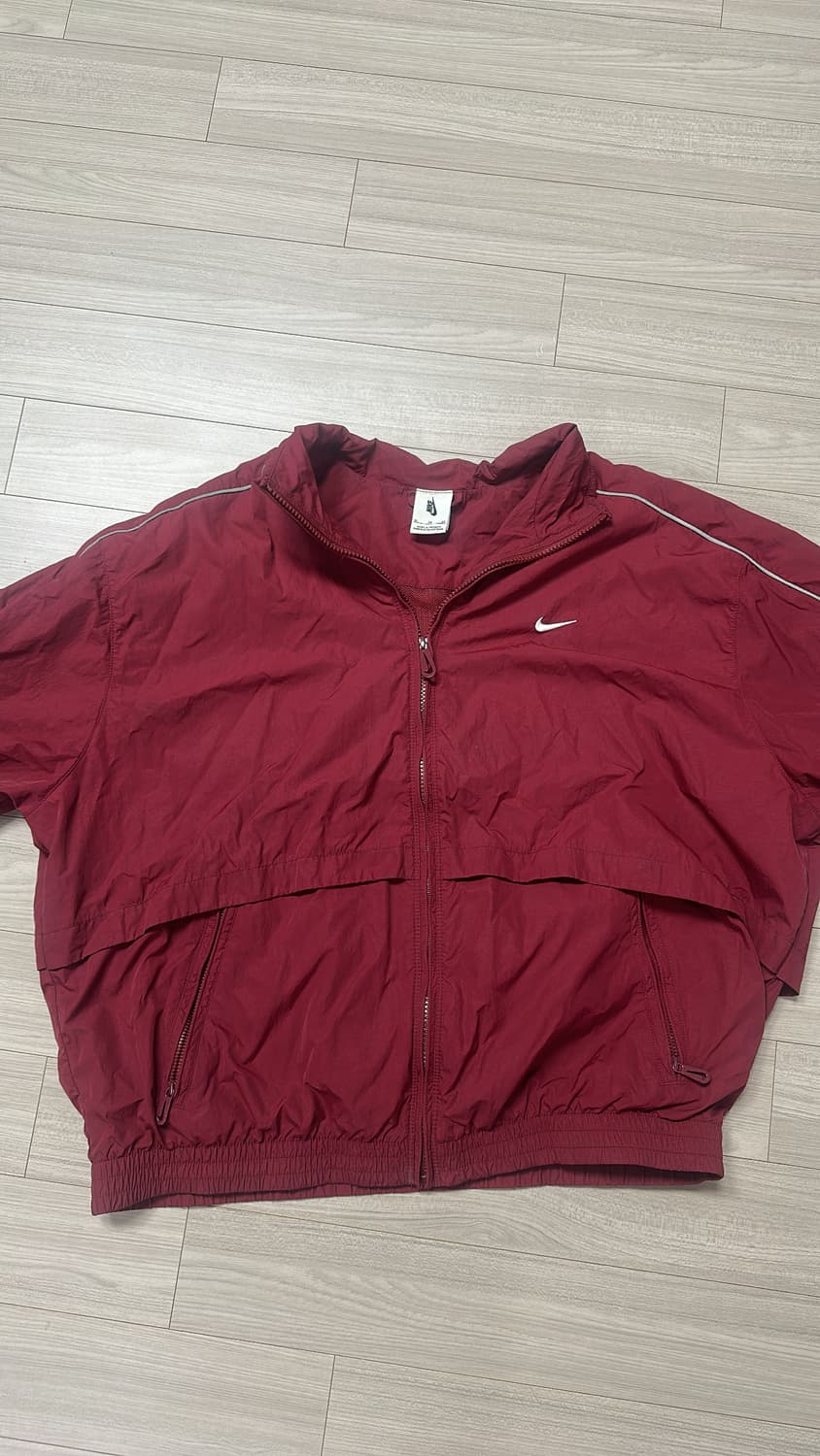 나이키 스우시 트랙 버건디 자켓 XL 상품이미지1