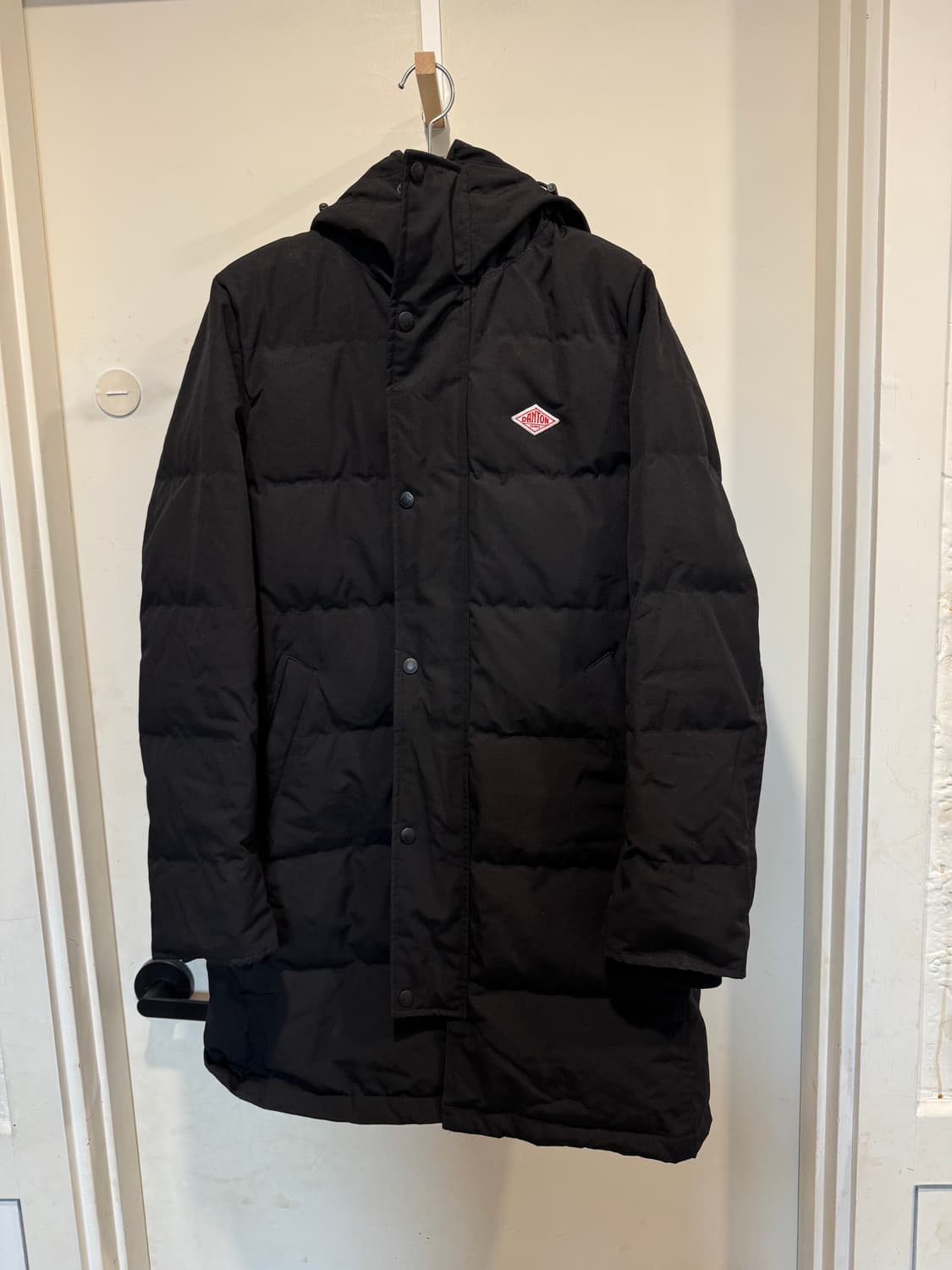 단톤 DANTON 여성 다운 후드 롱패딩 파카 상품이미지3