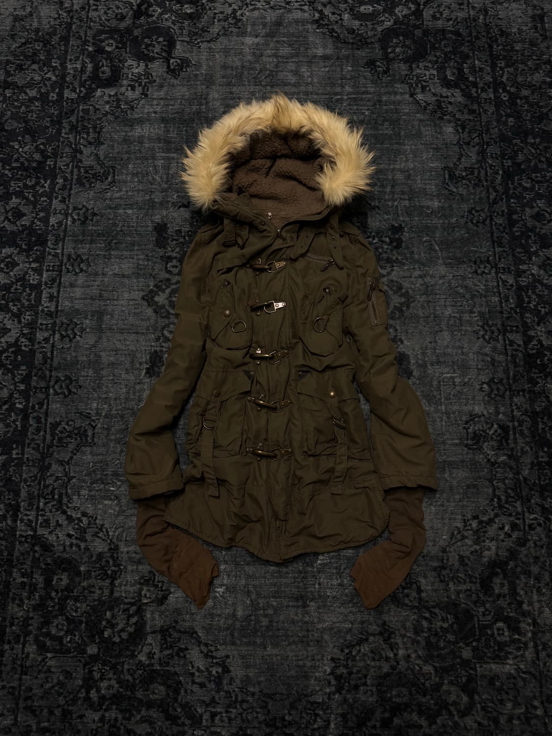 Sly 00s archive trimming fur military ja 상품이미지1