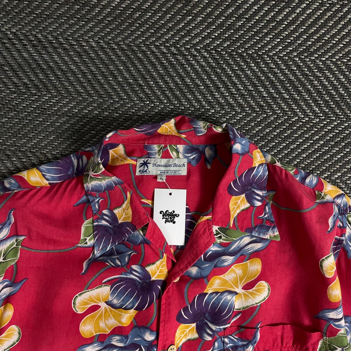USA 오리지날 빈티지 하와이안 셔츠o 3177 상품이미지4