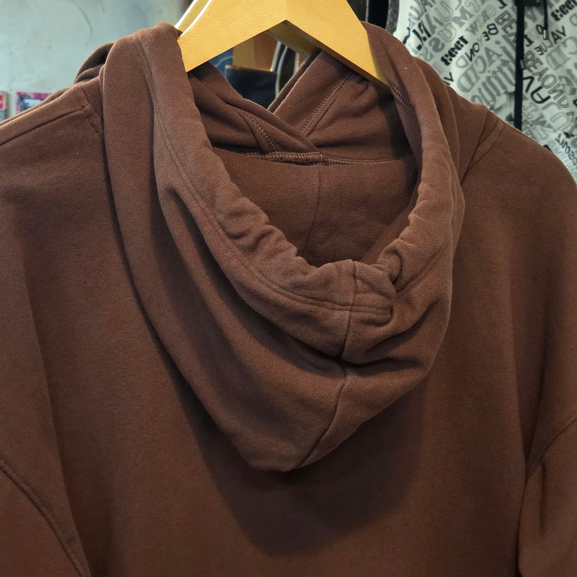 GAP 브라운 오버핏 후드티 상품이미지5