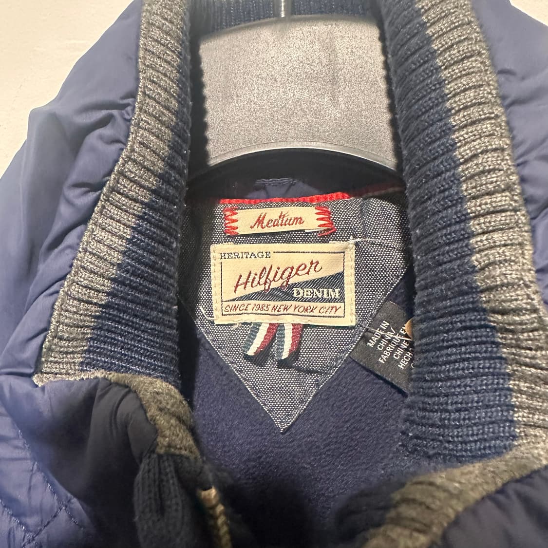 타미힐피거 네이비 퀄팅 자켓 상품이미지6
