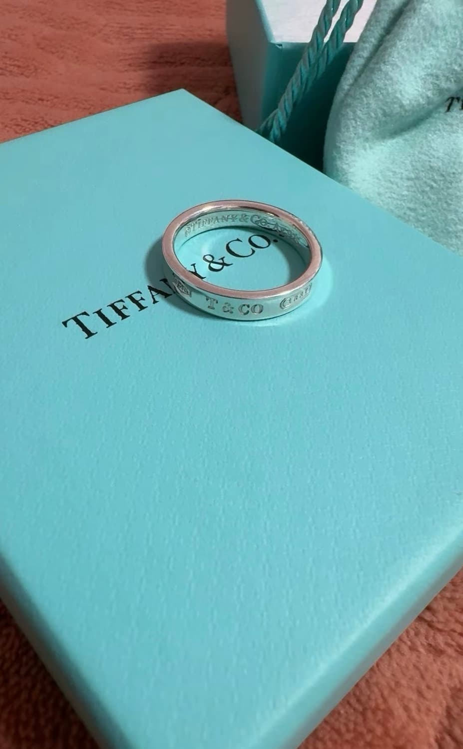 티파니 앤 코 1837 링 네로우 실버 5.5사이즈 상품이미지1