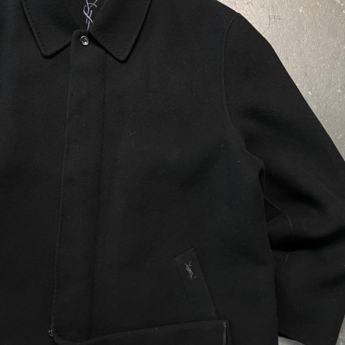 105 입생로랑 핸드메이드 코트 상품이미지2