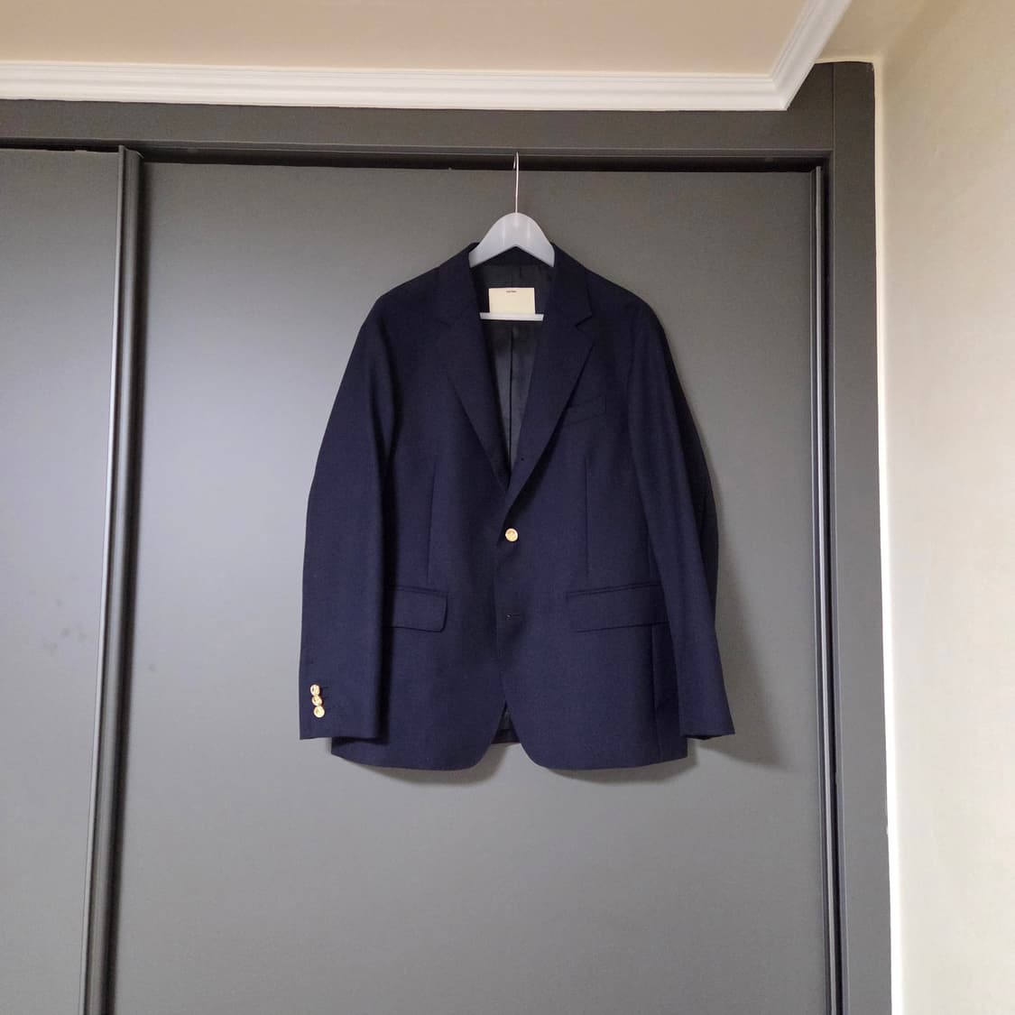 [1] 포터리 울 싱글 브레스티드 금장 자켓 다크네이비 / 재킷 상품이미지1