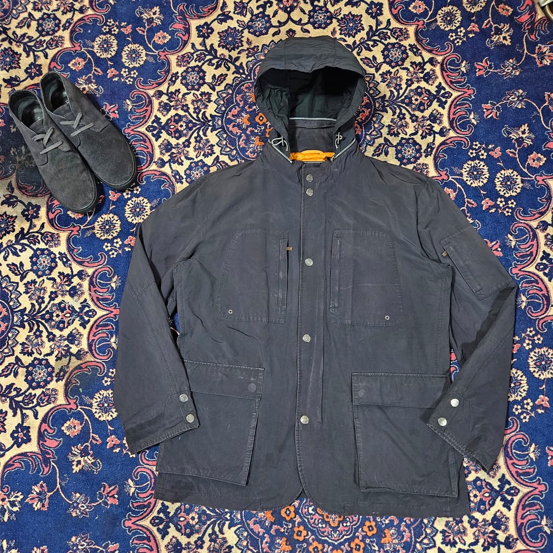 제냐 스포츠(Zegna Sport ) 멀티포켓 후드 야상 바람막이 자켓 상품이미지1