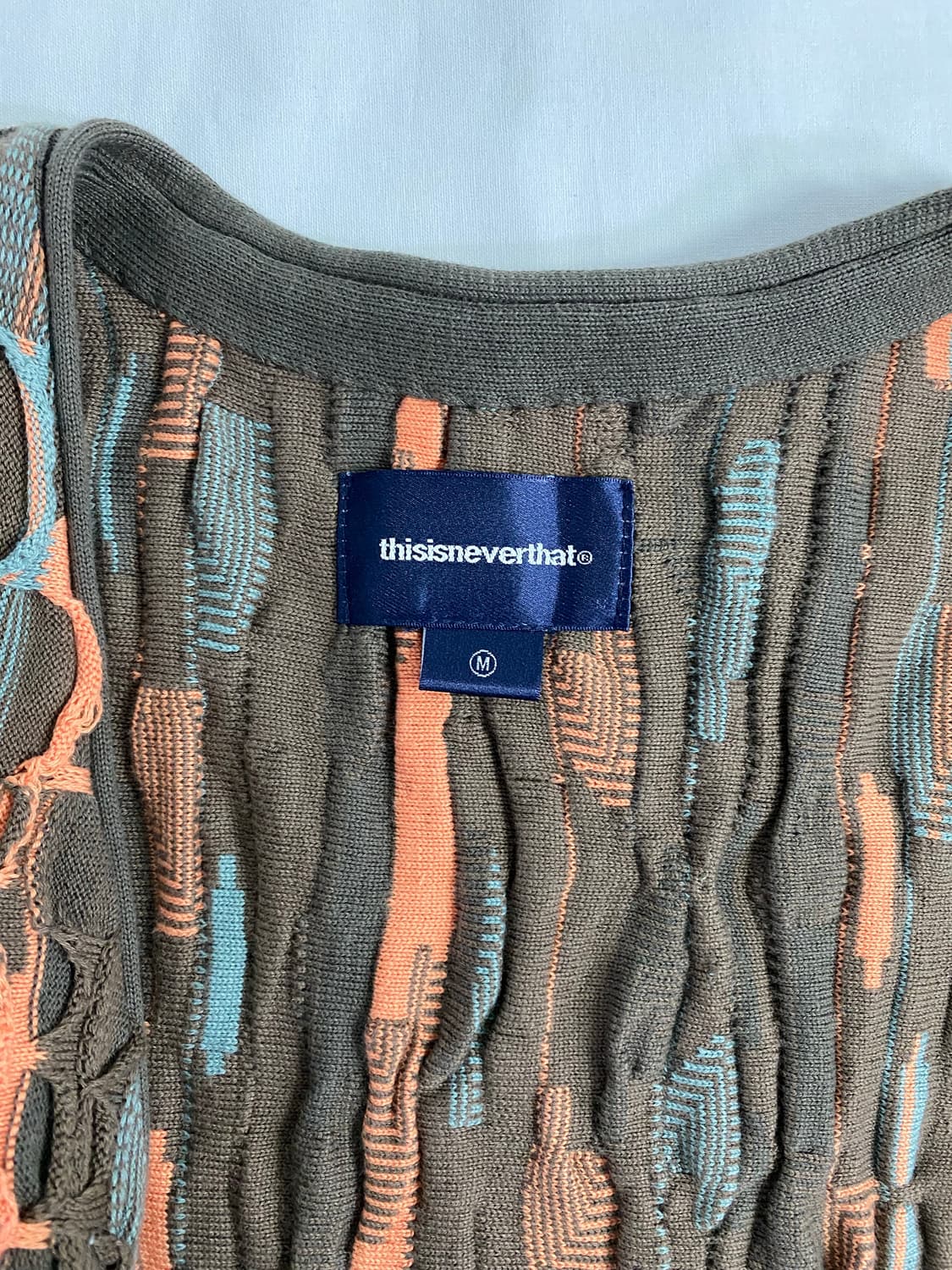 디스이즈네버댓 3D 케이블 니트 베스트 조끼 M <462> 상품이미지4