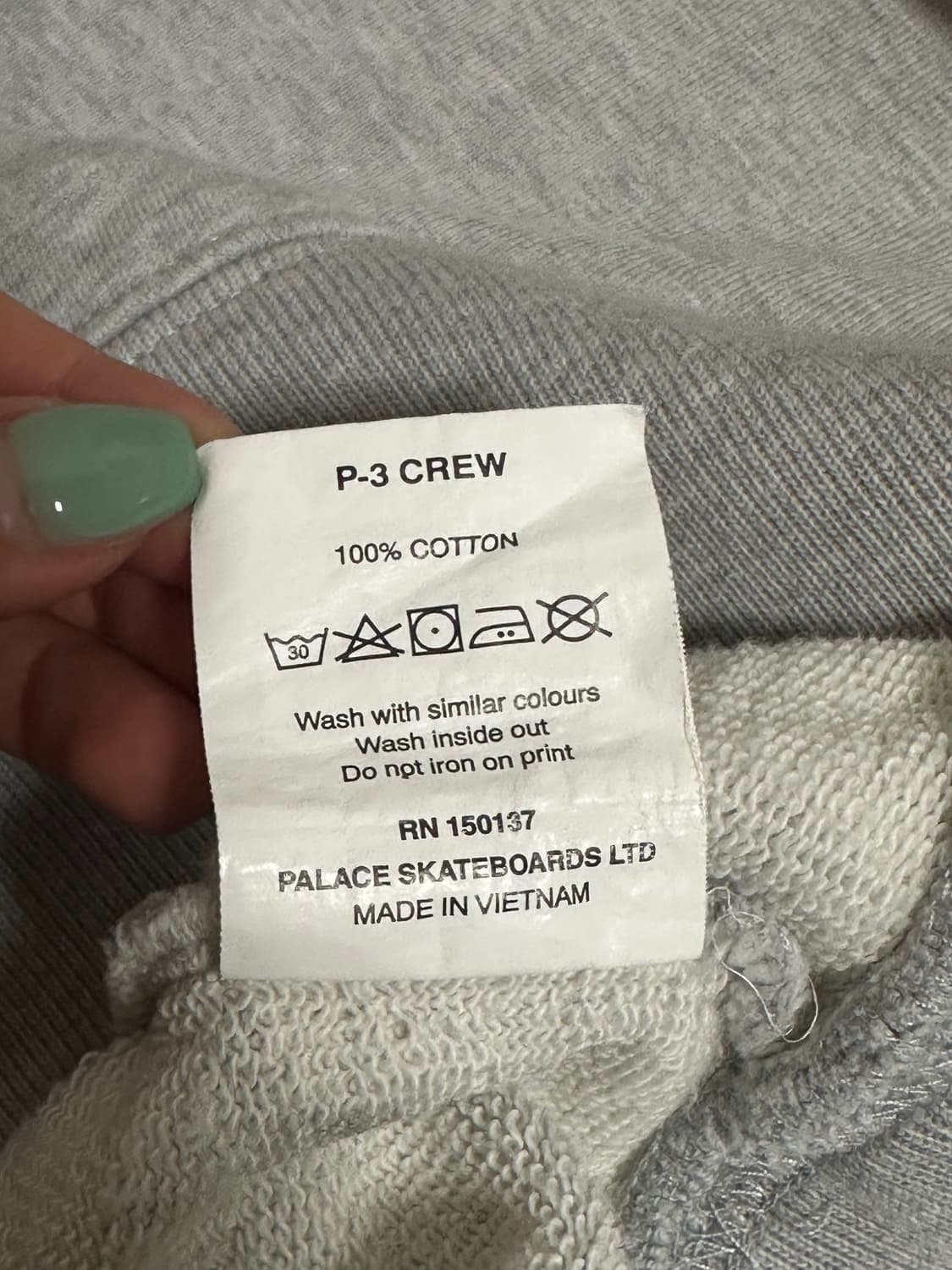 팔라스 맨투맨 그레이 상품이미지4