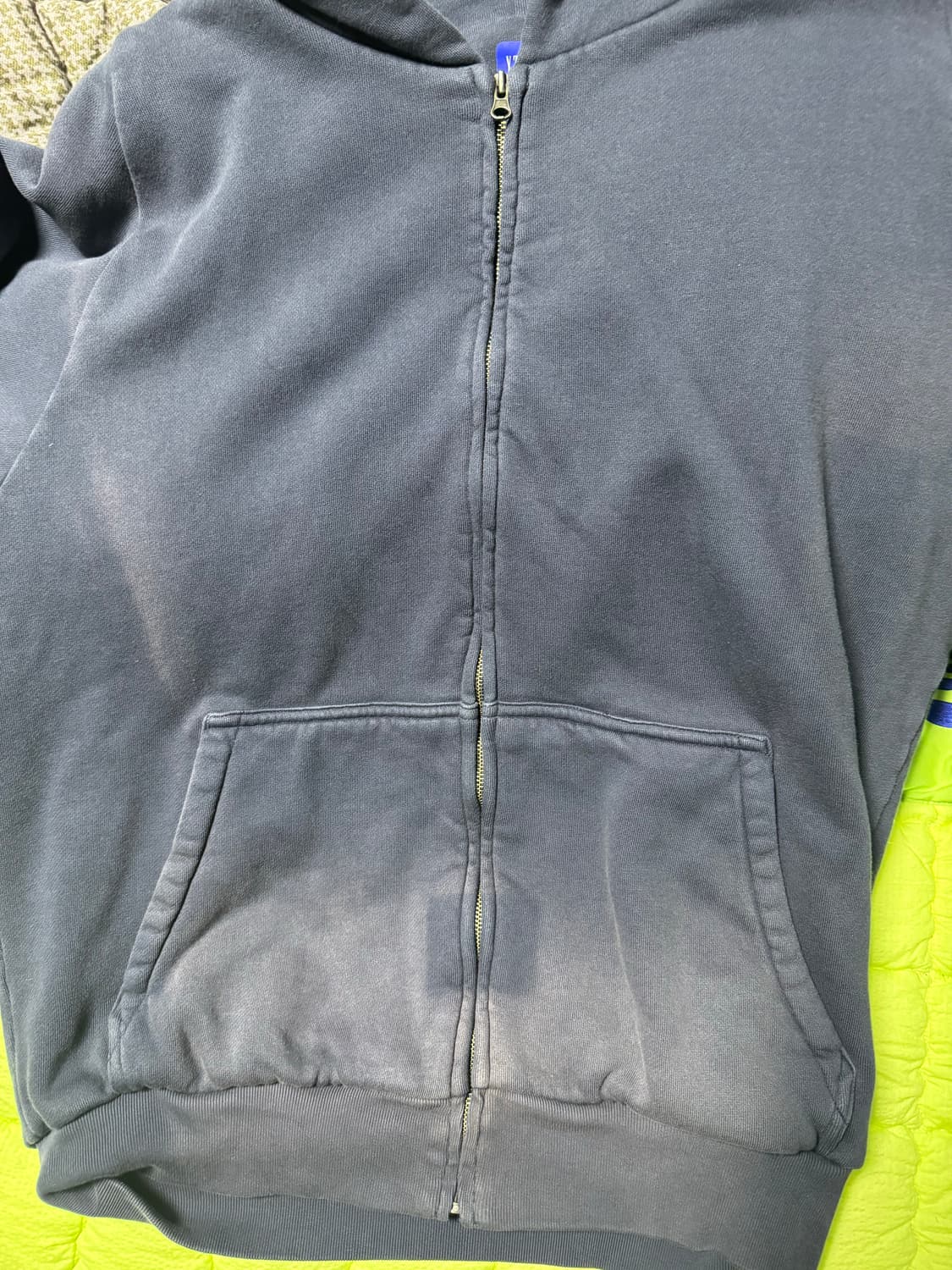 Yeezy gap 후드집업 네이비 상품이미지1