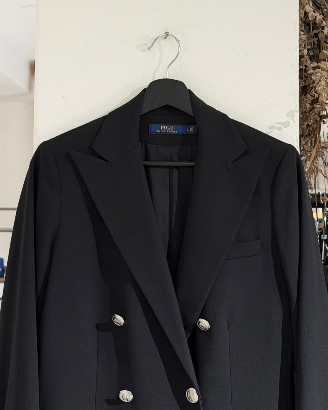 폴로 랄프로렌 블랙 더블 브레스티드 자켓 상품이미지4