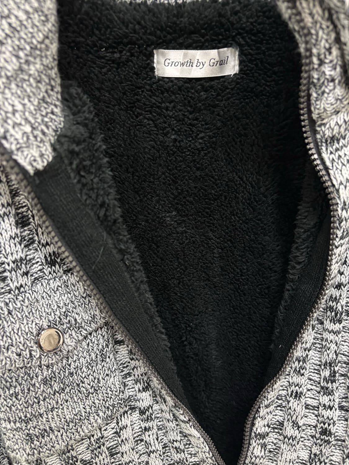 빈티지 락시크 니트집업 상품이미지8