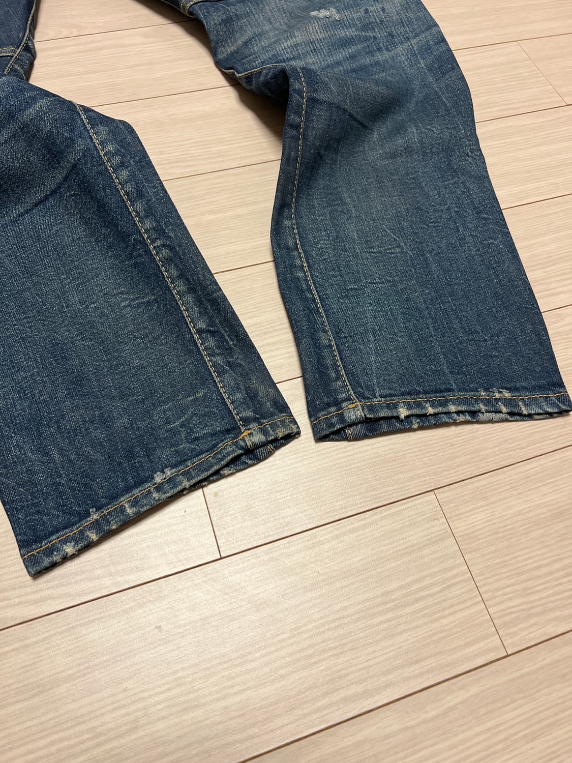 디스퀘어드2 토론토 바이커 빈티지 워싱 디스트로이드 데님 팬츠 / 46  상품이미지5