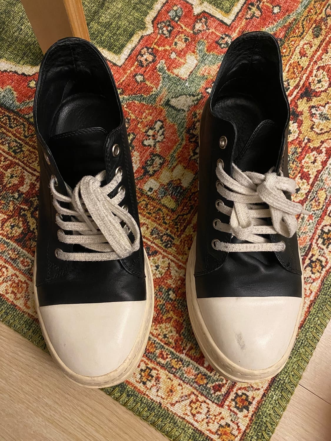 릭오웬스 라몬즈 로우 레더 상품이미지2