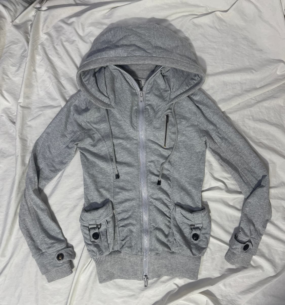 Ingni 하이넥 후드집업 자켓 y2k lgb goa 상품이미지1