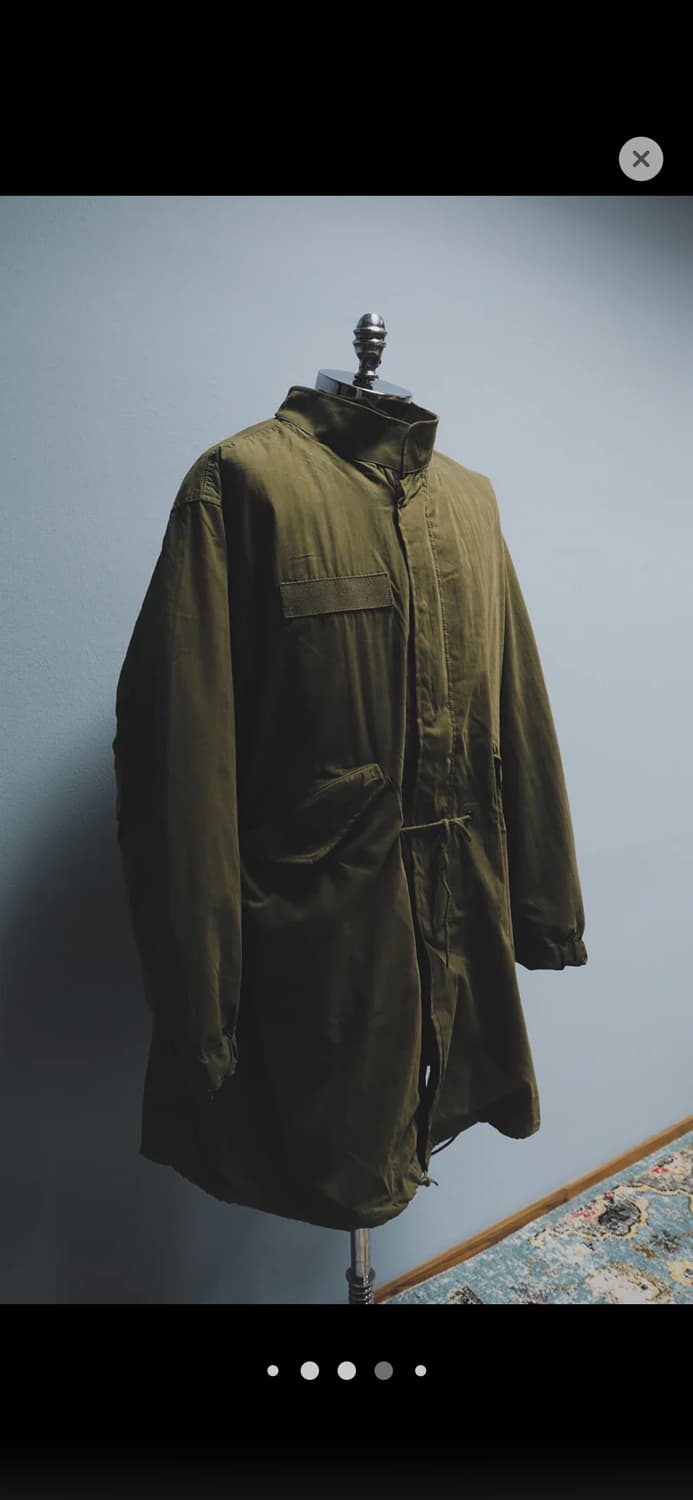 [S] 밀텍 m65 피쉬테일 파카 올리브 드랩 상품이미지5