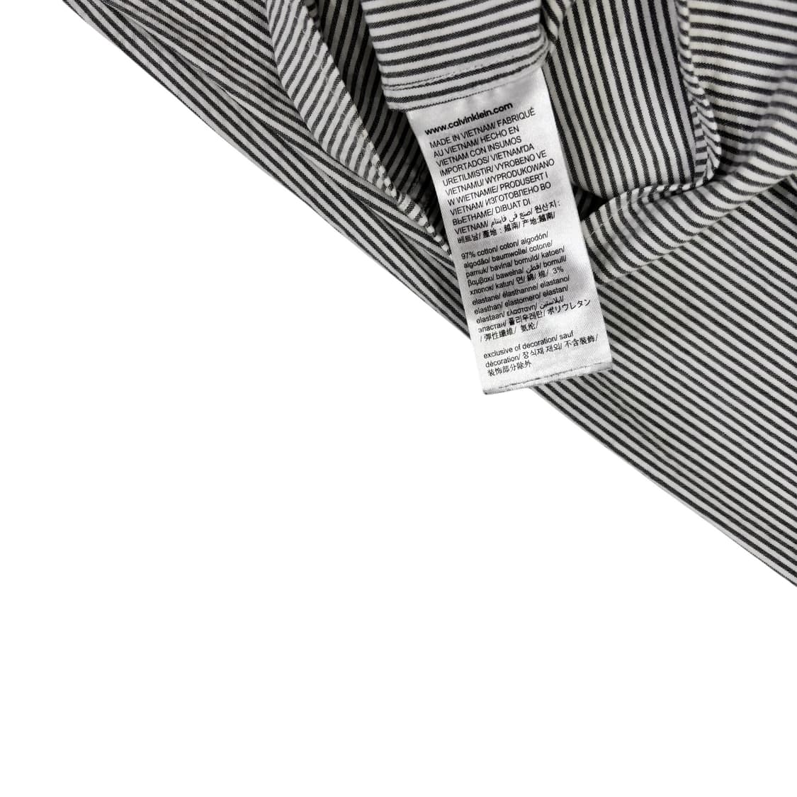 캘빈클라인 레귤러 핏 스트라이프 셔츠 상품이미지4