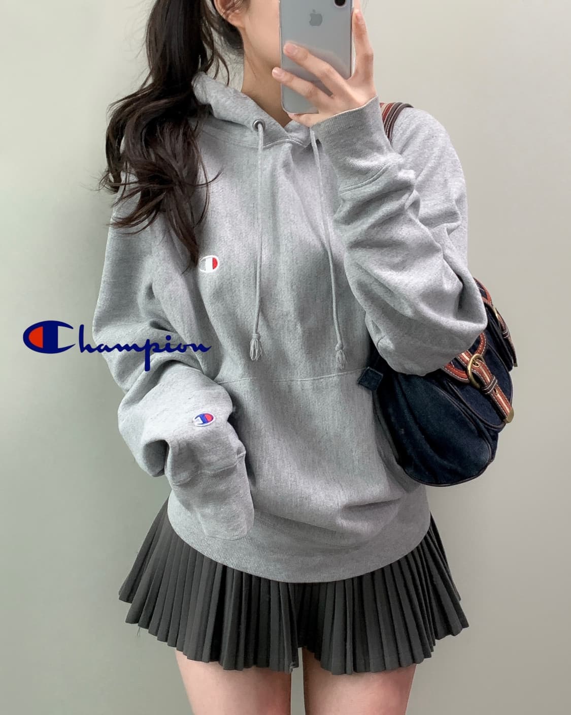 챔피온 리버스위브 후드티  상품이미지1