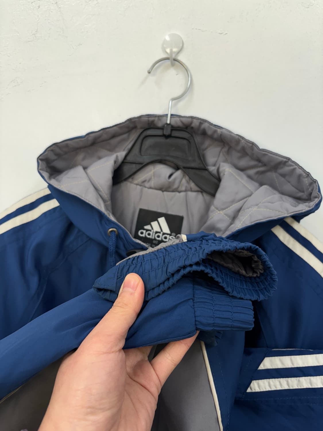 아디다스 올드스쿨 백로고 누빔점퍼 상품이미지5