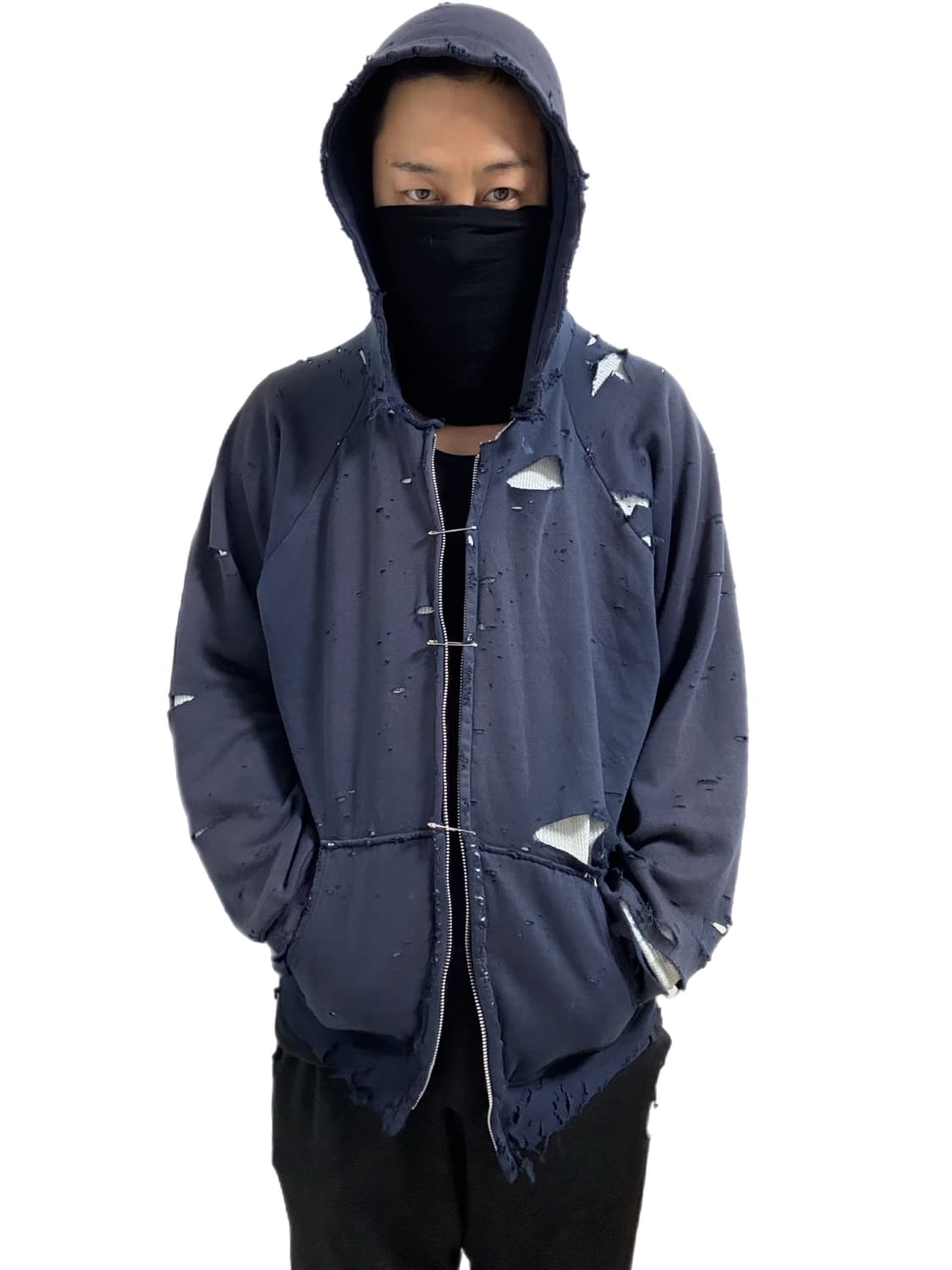 디디에르웨어 90s 디스트로이드 브로큰집 후드파카 상품이미지2