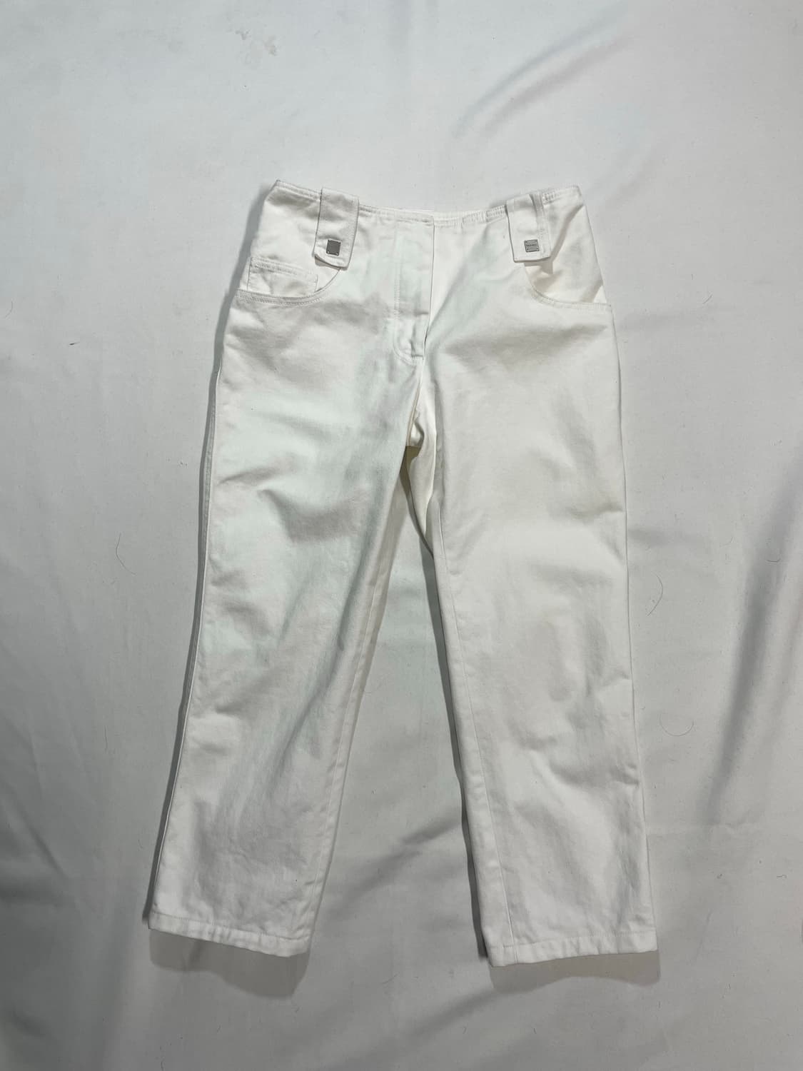 샤넬 01ss 화이트 데님 팬츠 상품이미지2