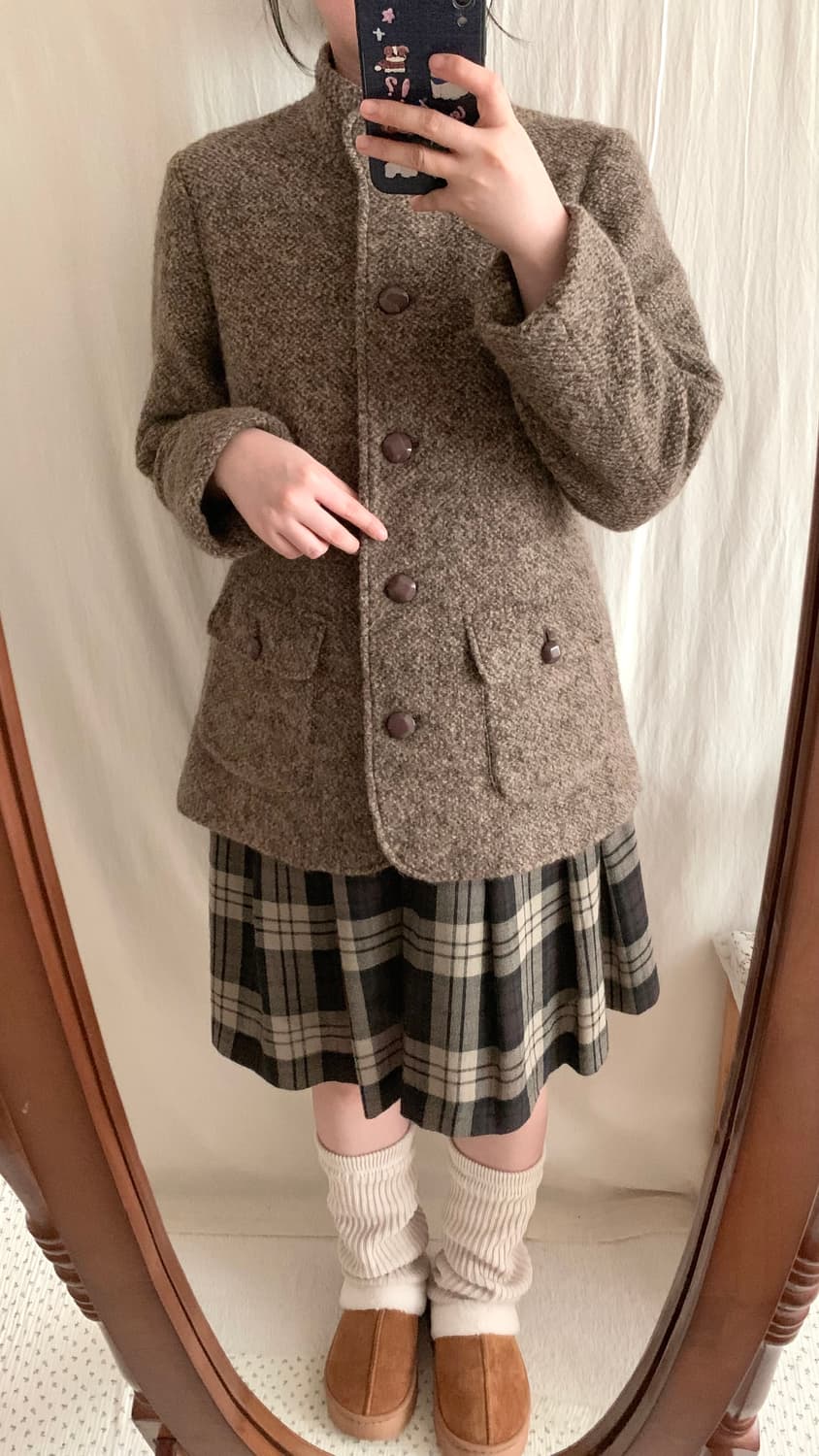 빈티지 모헤어 울 자켓 상품이미지4