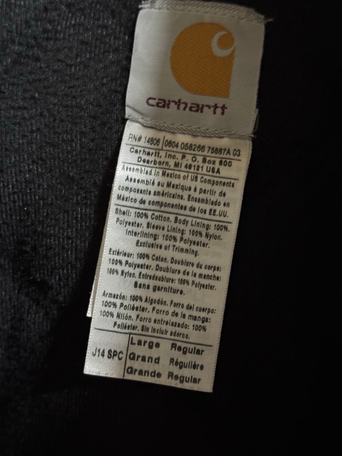 칼하트 산타페 자켓 J14 스프루스그린 L 상품이미지3