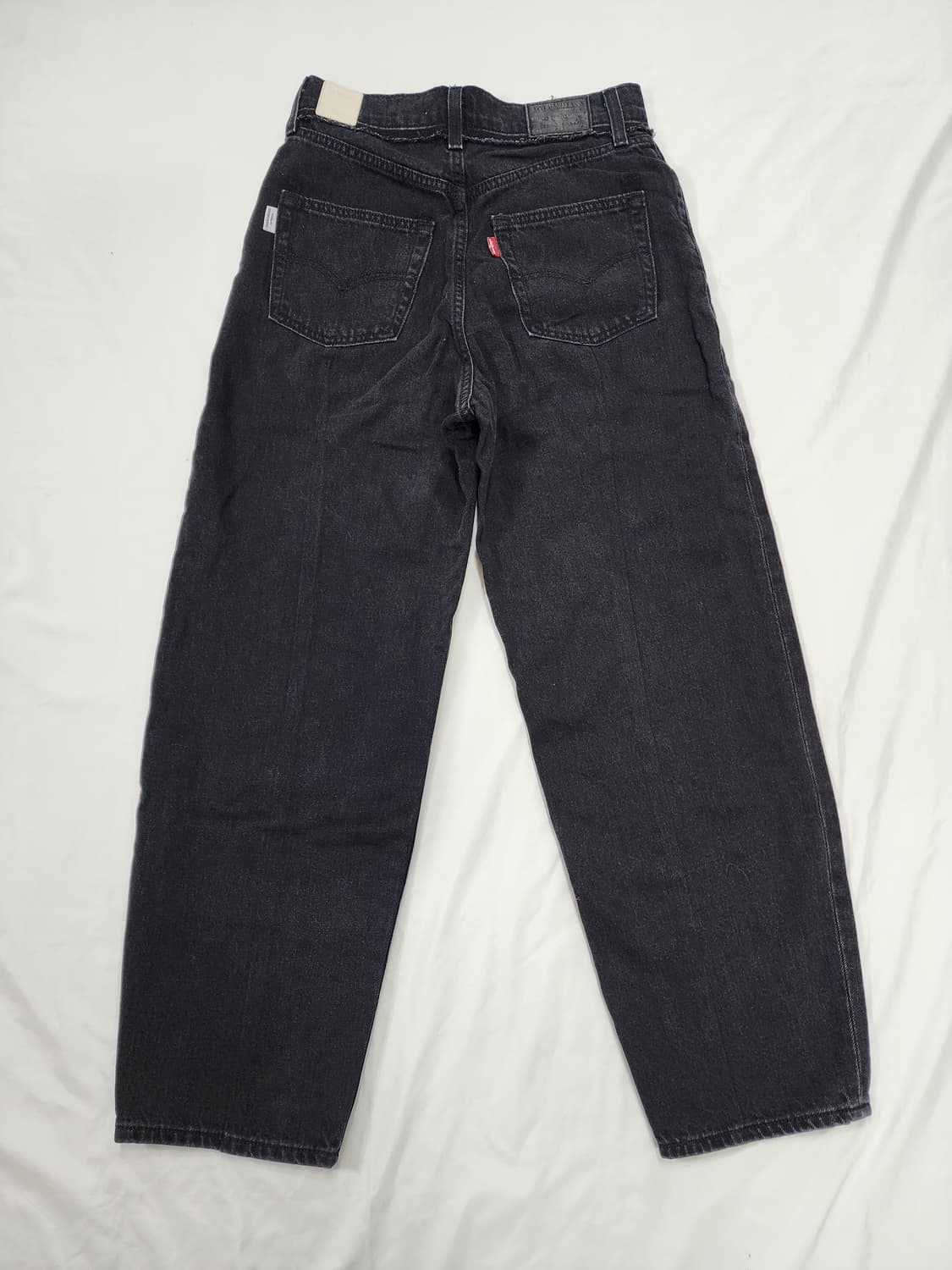 시스템x리바이스 벌룬핏 흑청 데님 팬츠 상품이미지2