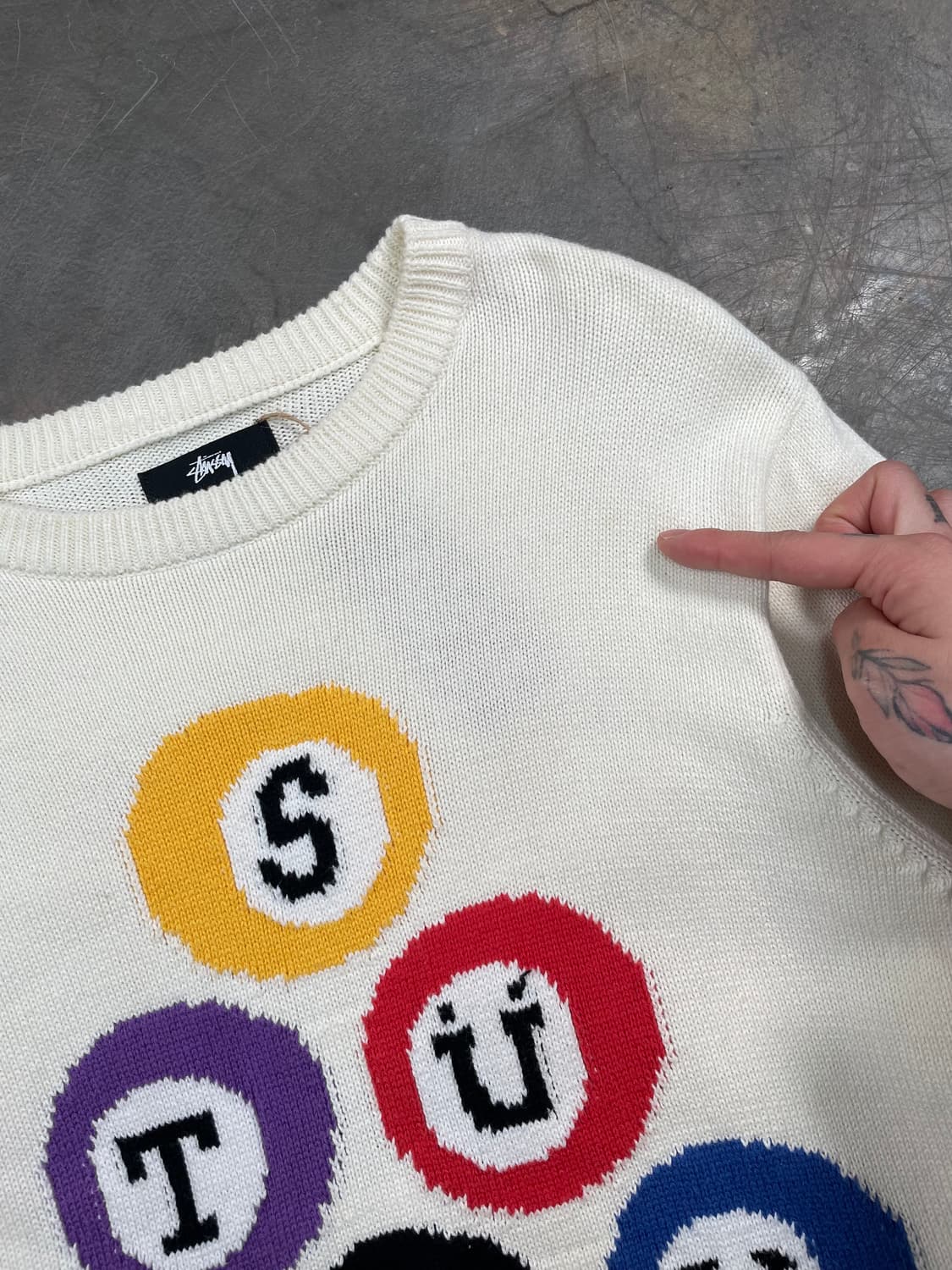 스투시 빌리아드 니트 상품이미지3