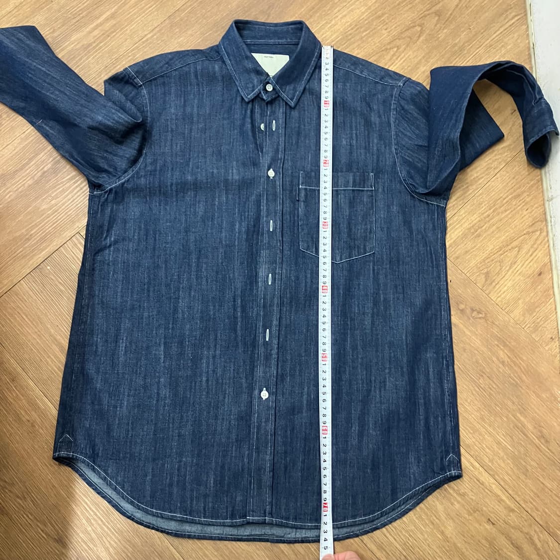 N74 포터리 데님 청셔츠 상품이미지8