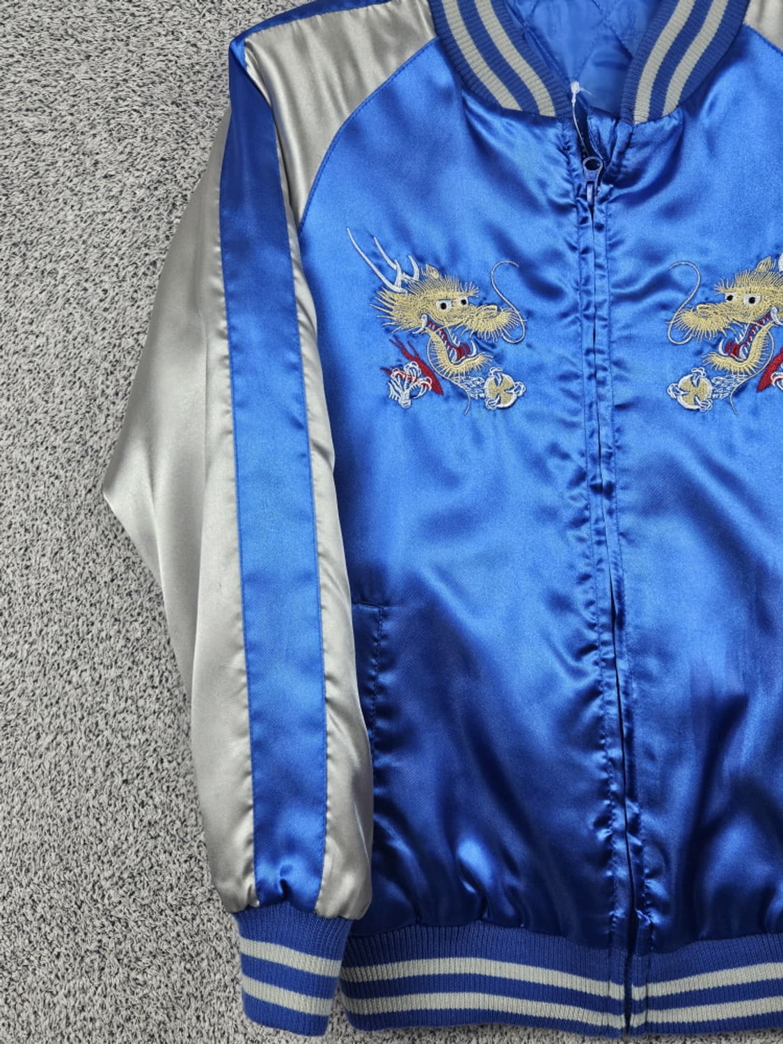 사이드 트랙 드래곤 자수 빈티지 스카잔 ( 상세설명참조 )/ 10041 상품이미지8