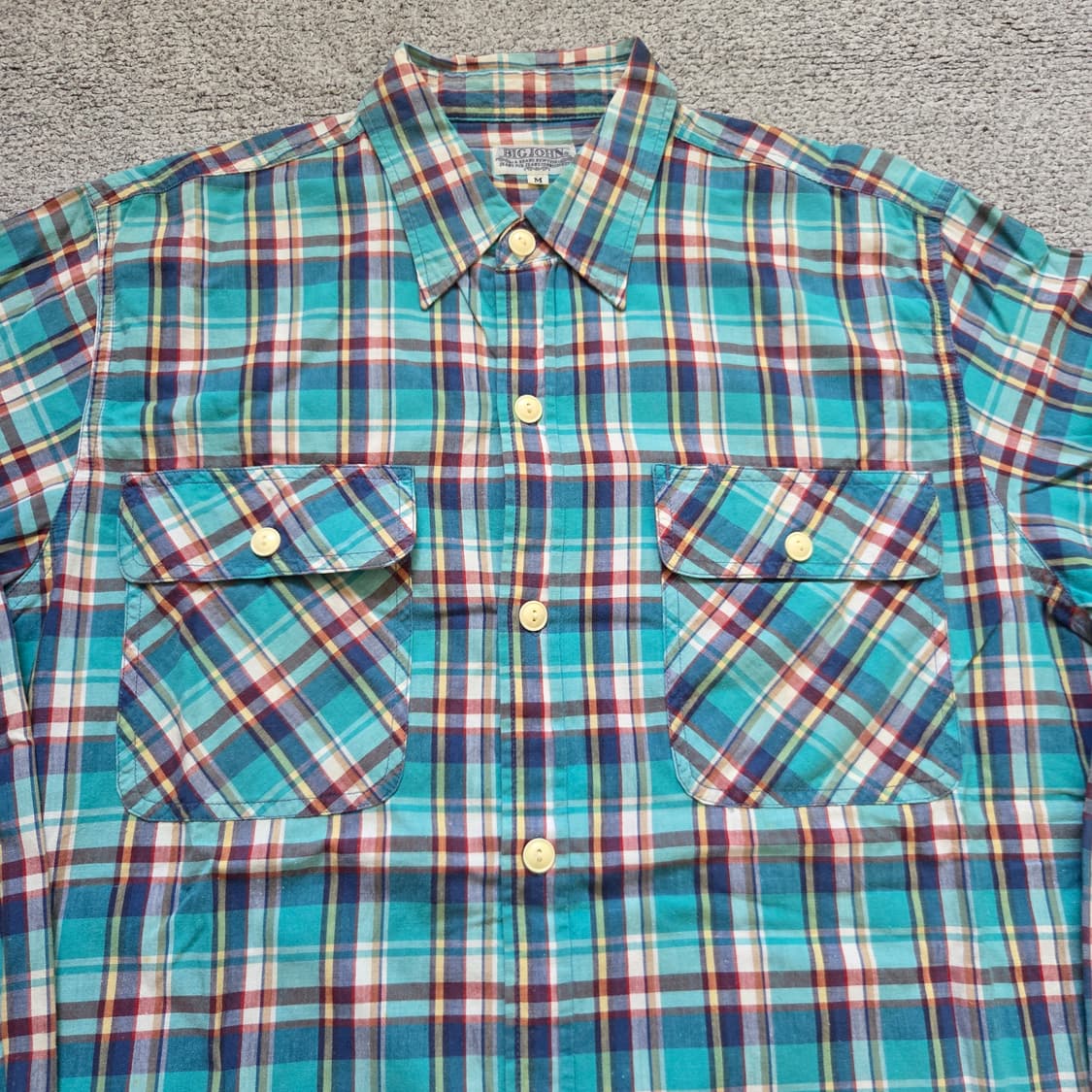 Big John 체크 셔츠 L(100) 상품이미지2