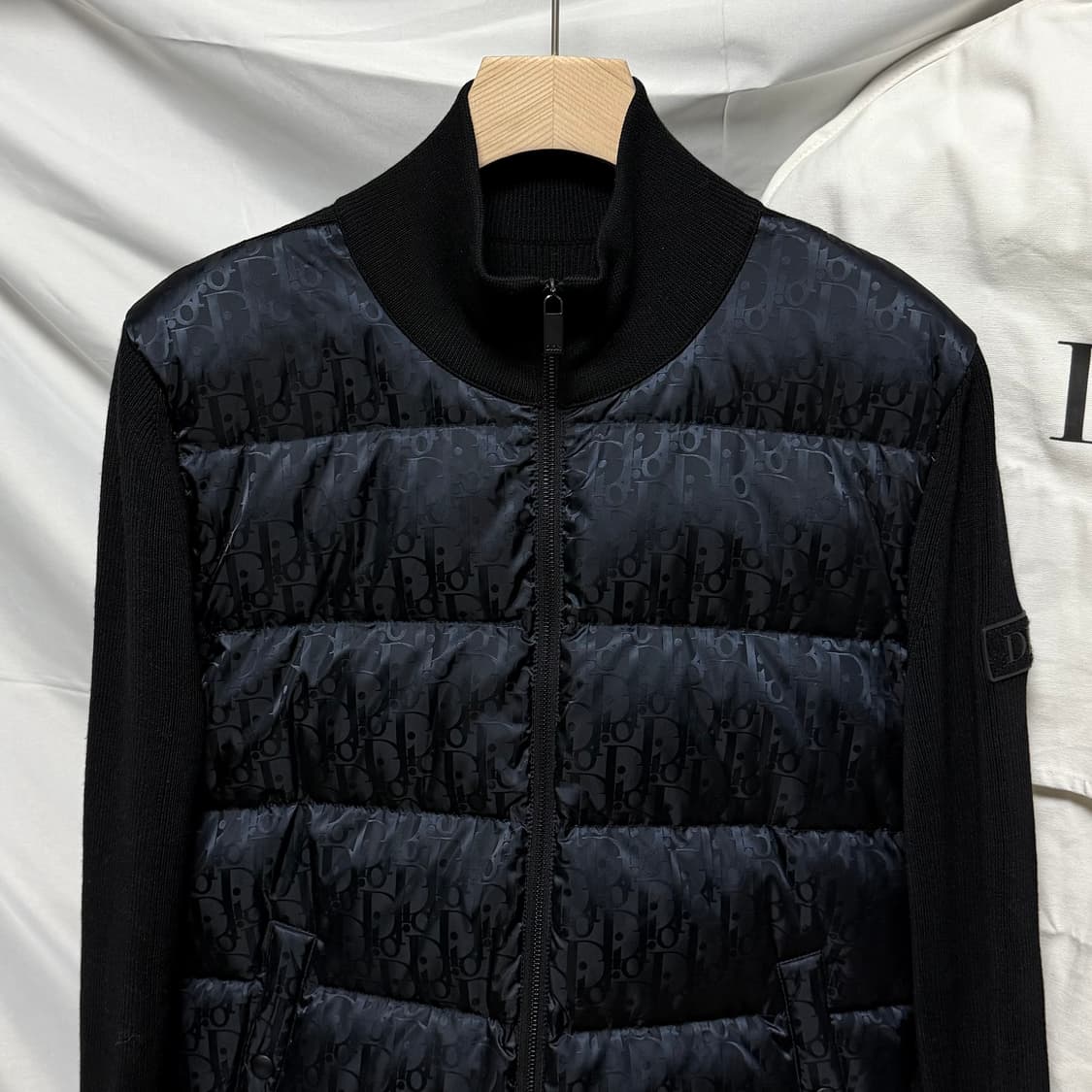 [S+급/S] 디올 오블리크 니트패딩 블랙 풀구성 상품이미지2