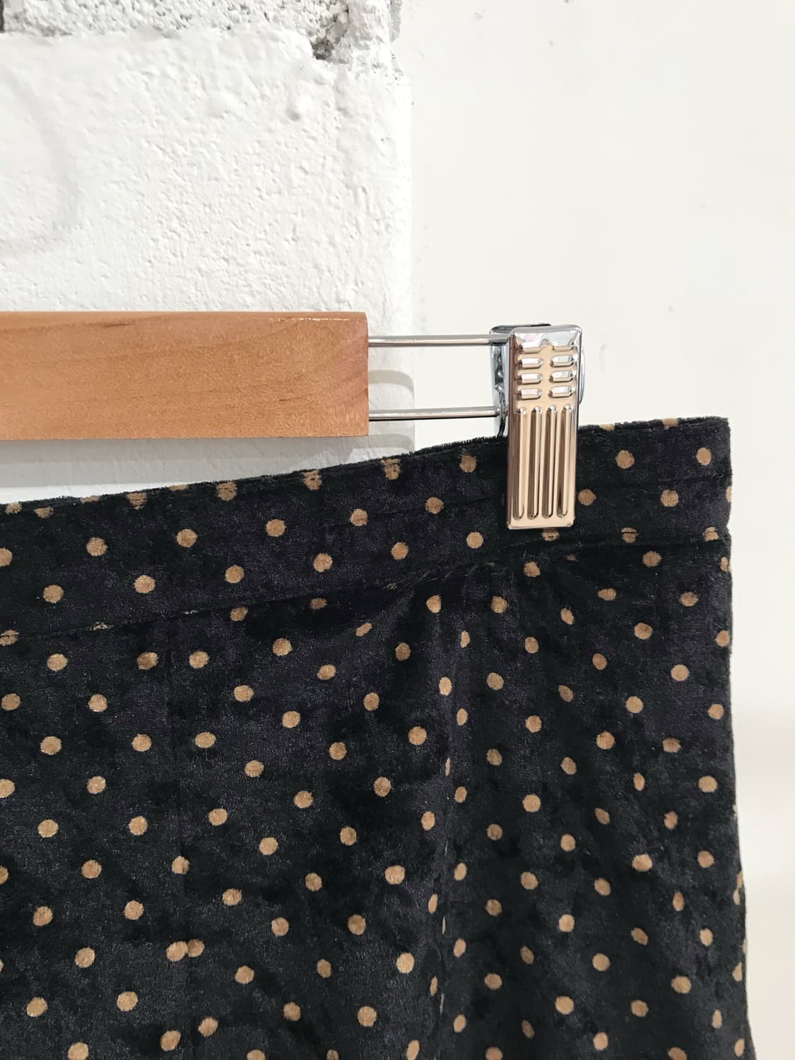 dot velvet skirt 상품이미지7