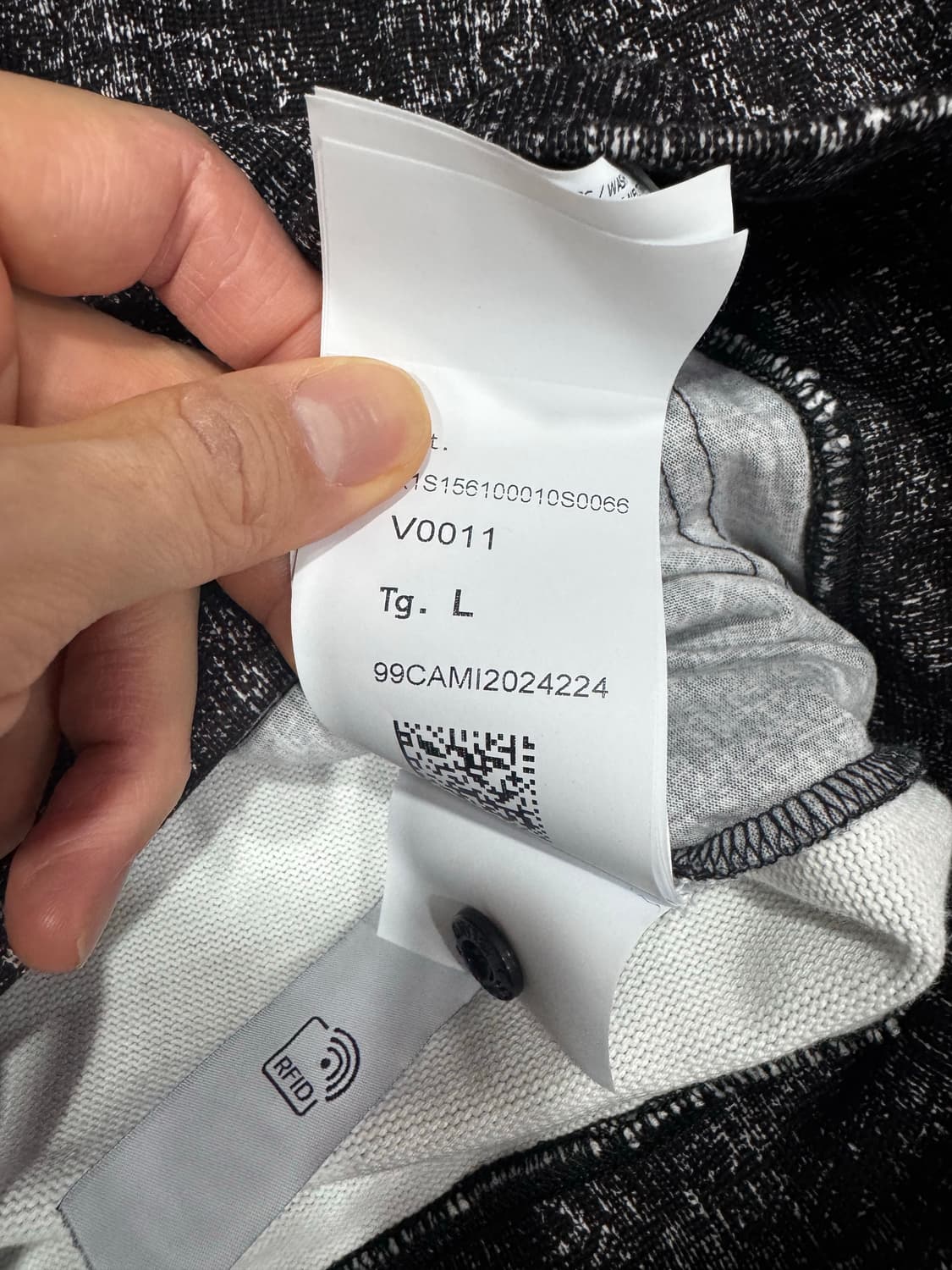 스톤아일랜드 멜린지 코튼 후드L 상품이미지5