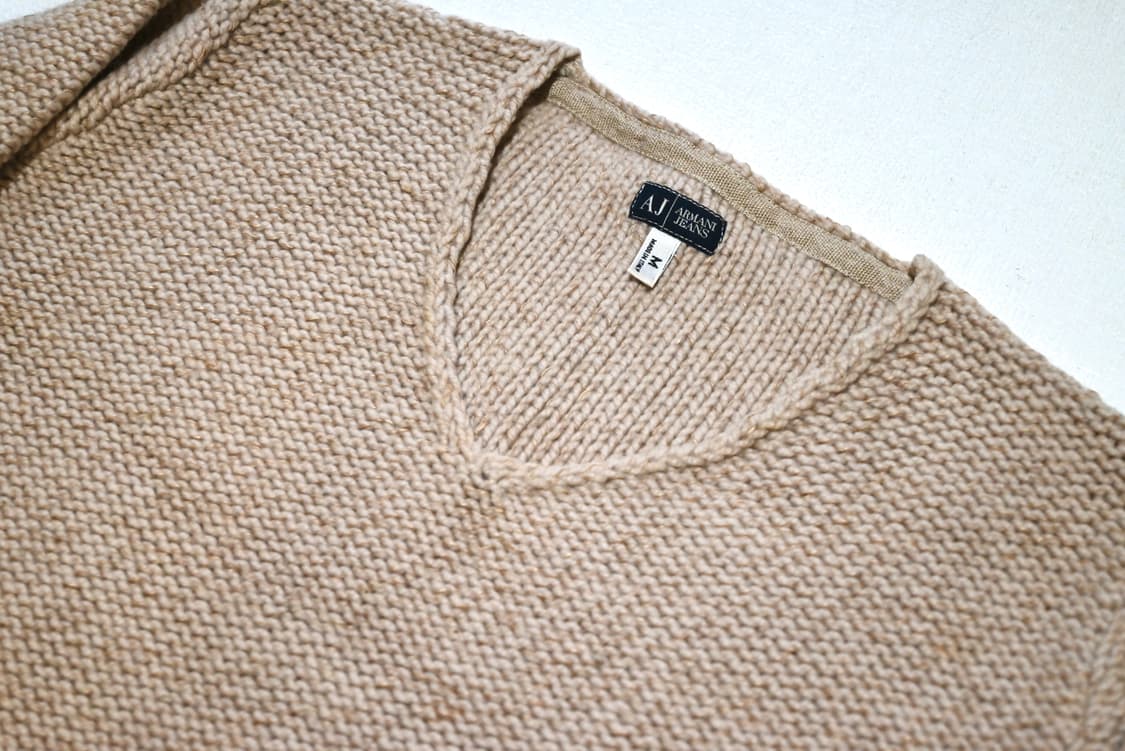 Armani jeans 2000s hemp wool knit 상품이미지2