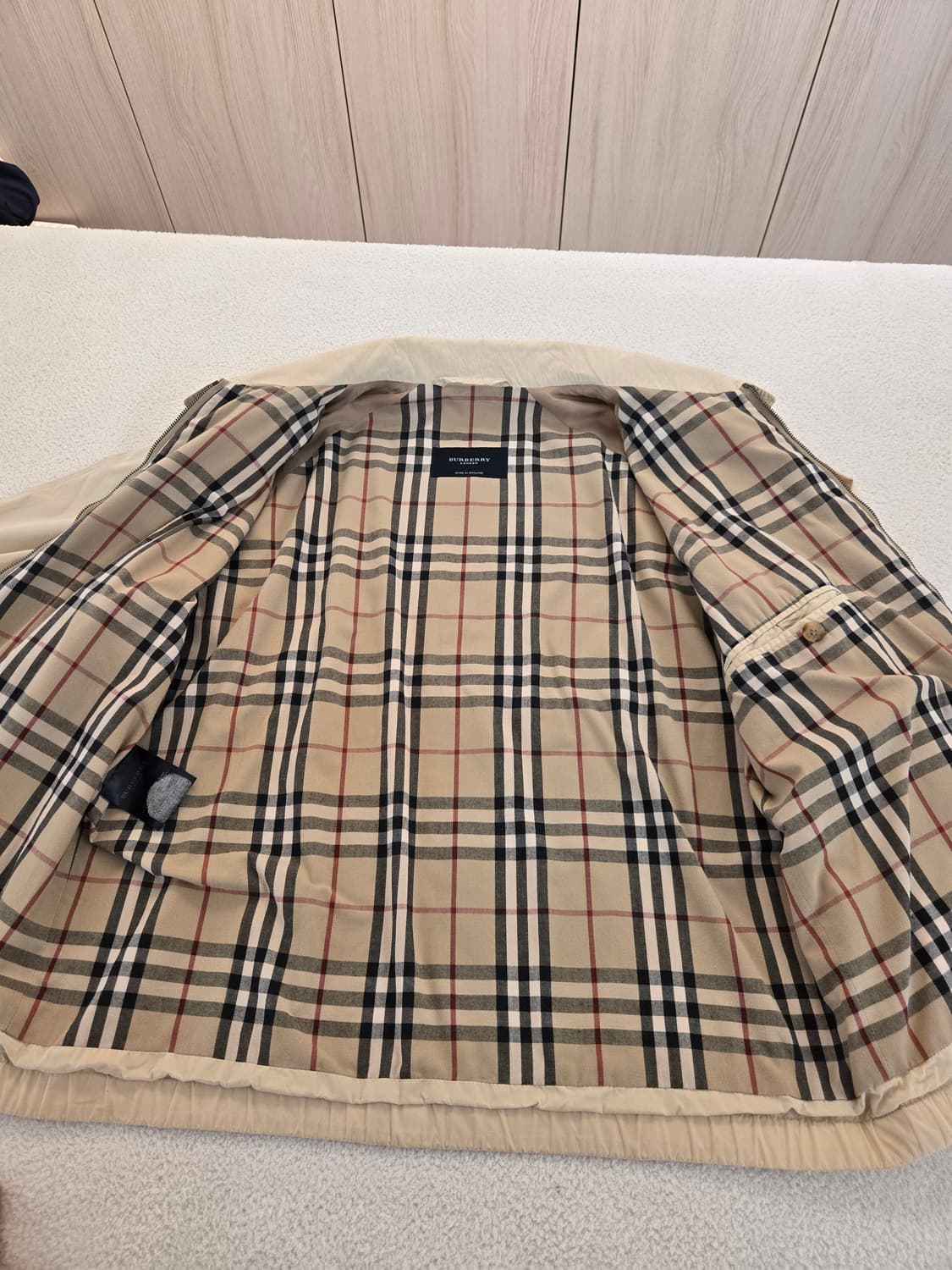 버버리 베이지색 워크자켓 점퍼 S 상품이미지8