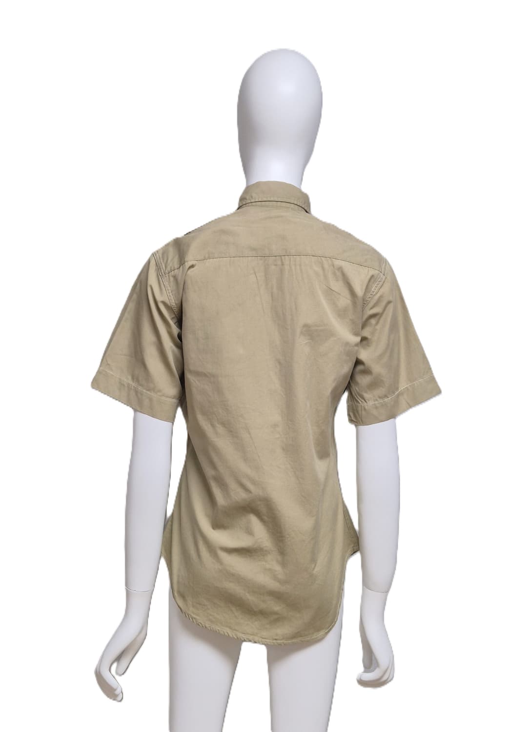 육군 구형 대통령 경호실 정복 전투복 상의 카키 반팔 셔츠 (XS) 상품이미지4