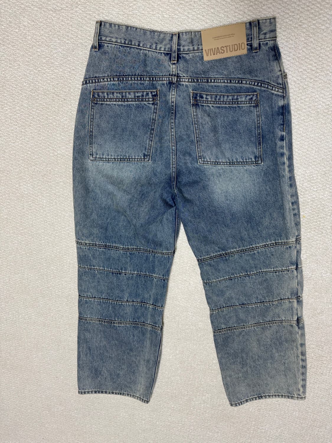 비바스튜디오 워싱 바이커 데님  팬츠(M) 상품이미지3