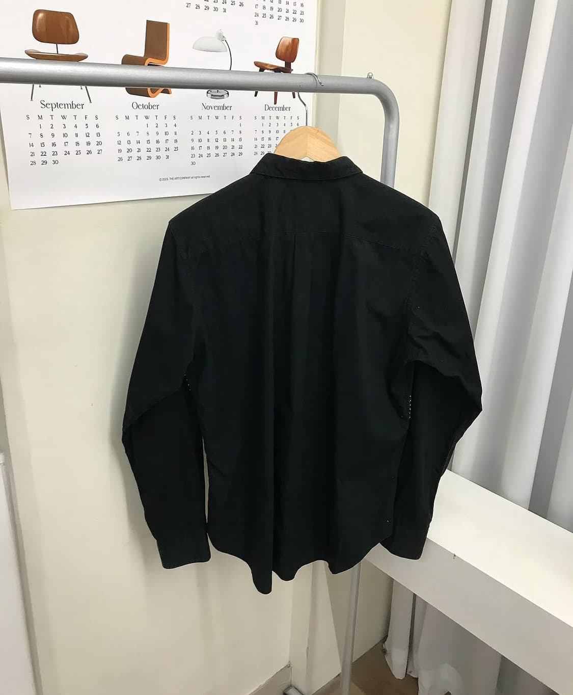 꼼데가르송 블랙 패치워크 셔츠 상품이미지3