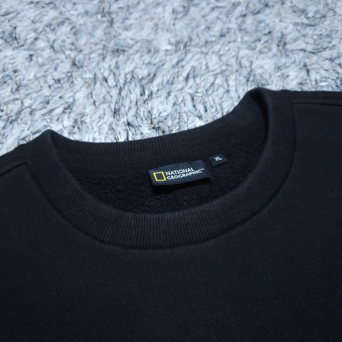내셔널지오그래픽)105 남자 블랙 기모맨투맨티셔츠 / 왕눈이샵 상품이미지8