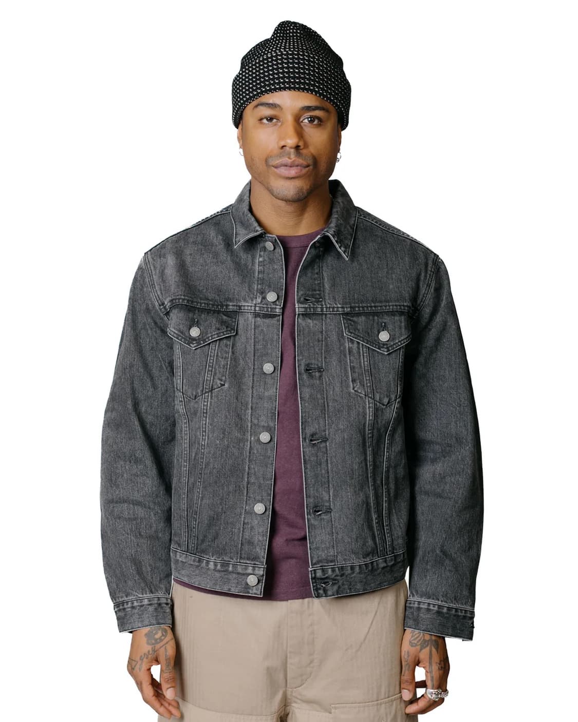 (42) 리얼맥코이 lot.966J 블랙워싱 데님자켓 상품이미지2