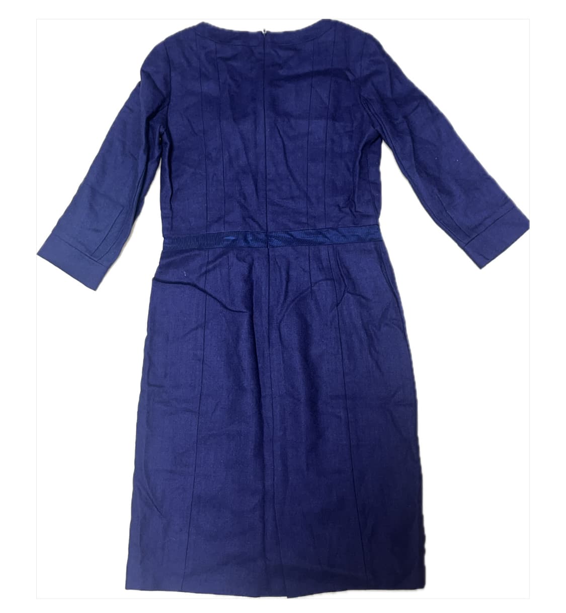 Paul Stuart 폴스튜어트 네이비 7부 소매 원피스 상품이미지2