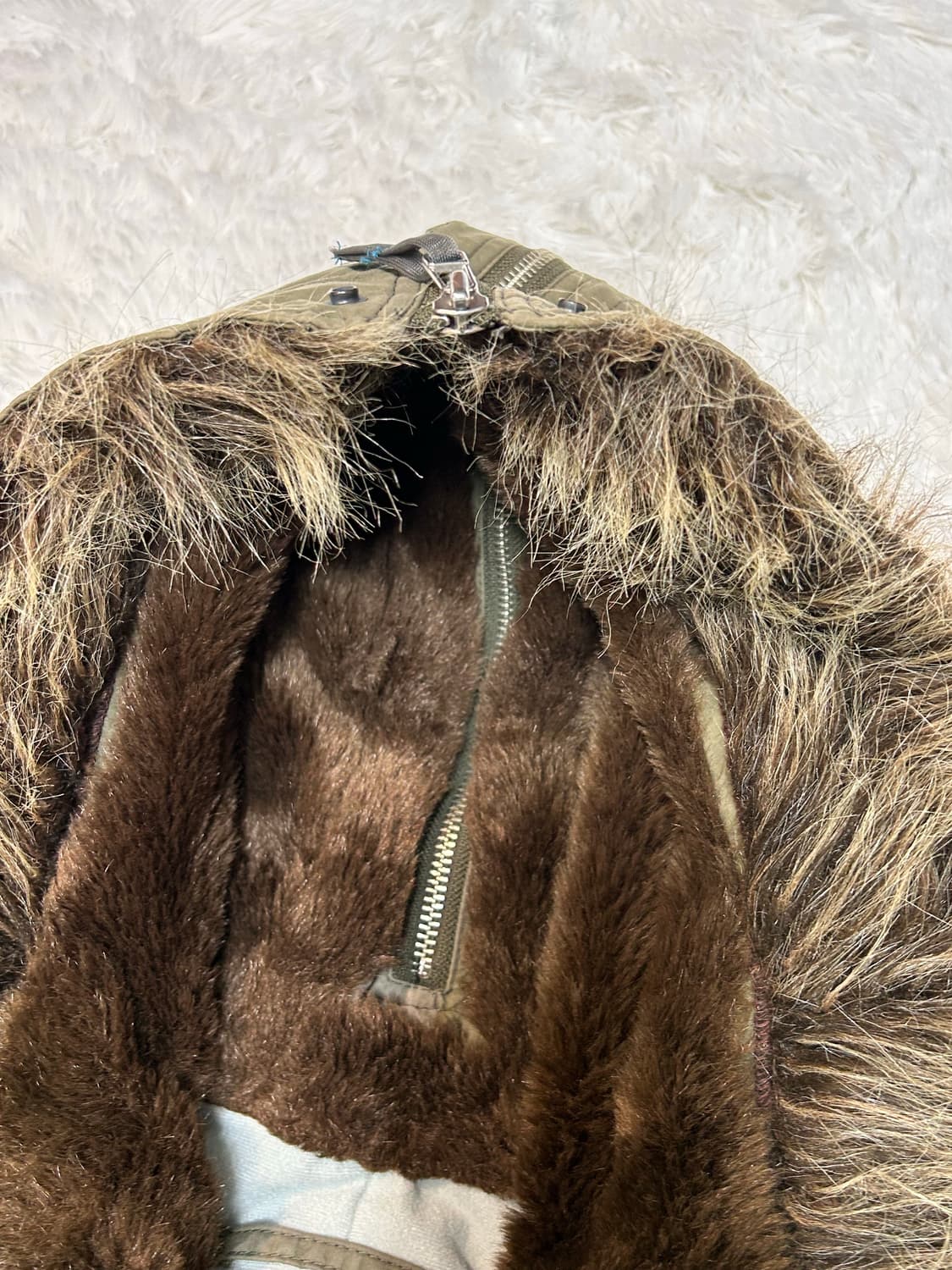 fur N-2B short waist bomber jacket 상품이미지2