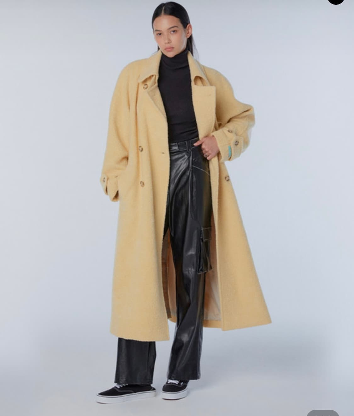 Instantfunk 인스턴트펑크 울 롱코트 상품이미지1